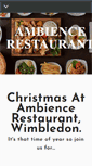 Mobile Screenshot of ambiencerestaurant.co.uk